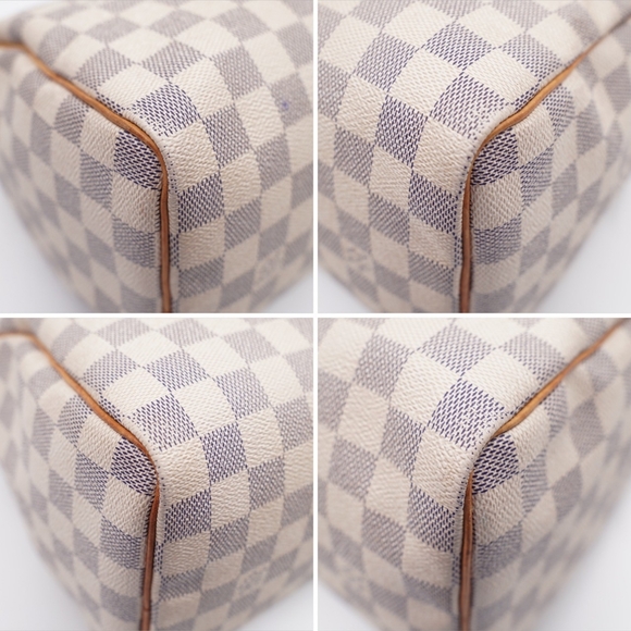 CA02 💚 Louis Vuitton Damier Azur Speedy 25 Handbag - Picture 9 of 15